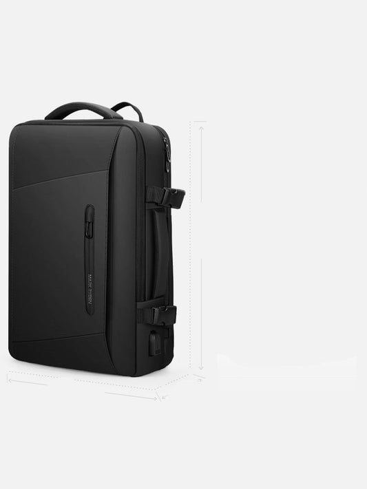 Men's business travel backpack for 17-inch laptop