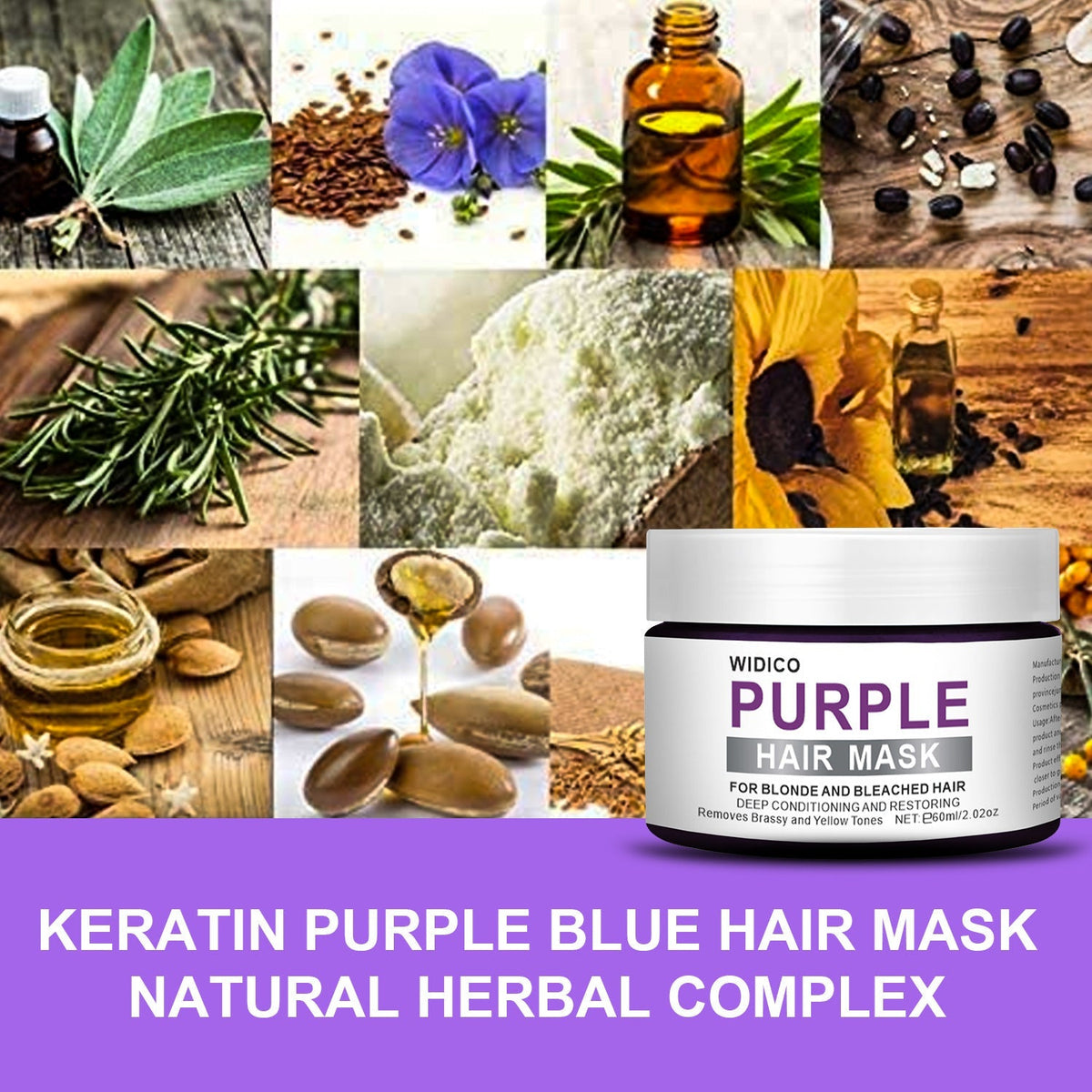 Purple Shampoo for Yellow Tone Removal and Hair Care Afsaal